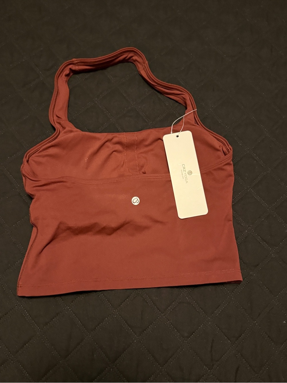 CRZ YOGA Halter Crop bra women size XS